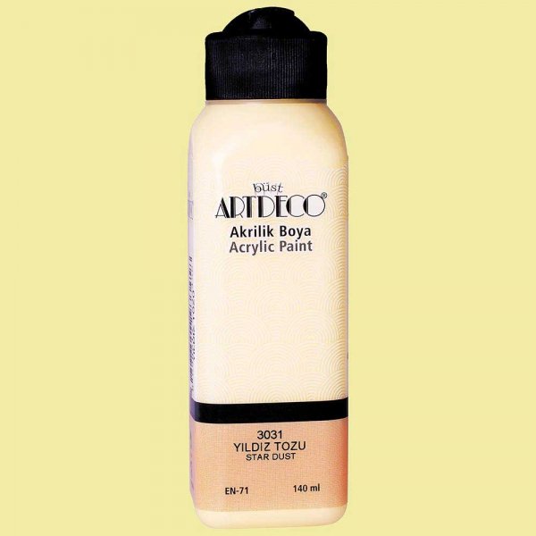 Artdeco Yeni Formül Akrilik Boya 140 ml 3031 Yıldız Tozu