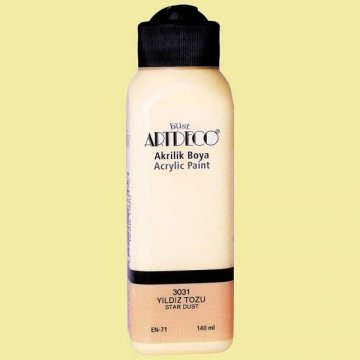 Artdeco Yeni Formül Akrilik Boya 140 ml 3031 Yıldız Tozu