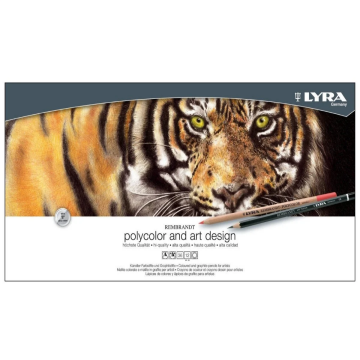 Lyra Rembrandt Polycolor ve Art Design 48 Parça Çizim Seti Ahşap Kutulu