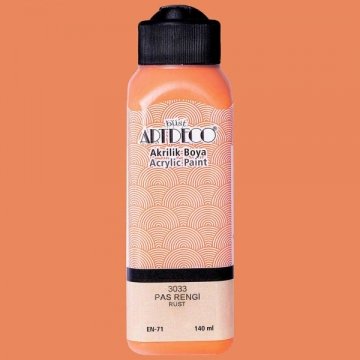 Artdeco Yeni Formül Akrilik Boya 140 ml 3033 Pas Rengi