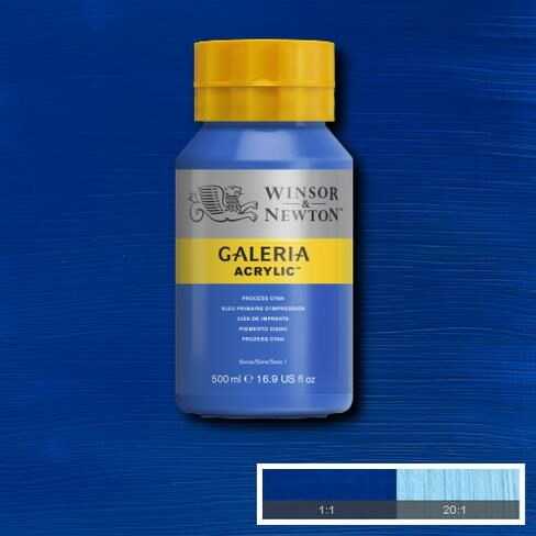 Winsor Newton Galeria Akrilik Boya 500ml 535 Process Cyan