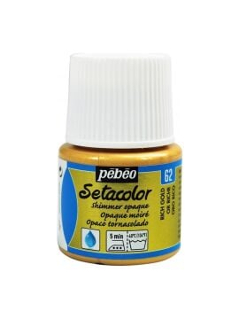 Pebeo Setacolor Shimmer (Pırıltılı) Opak Kumaş Boyası 62 RİCH GOLD