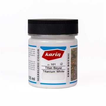 Karin Ebru Boyası 101 Titan Beyaz 105 ml