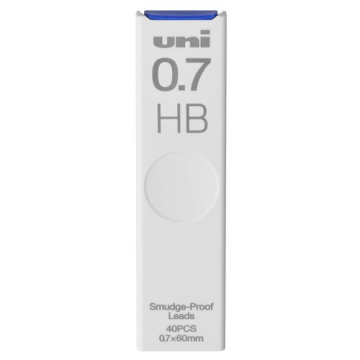 Uni Smudge Proof 0.7 Kalem Ucu HB 40'lı