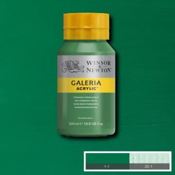 Winsor Newton Galeria Akrilik Boya 500ml 484 Permanent Green Middle