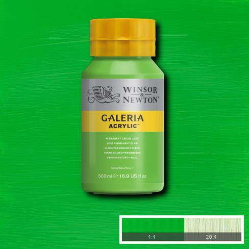 Winsor Newton Galeria Akrilik Boya 500ml 483 Permanent Green Light