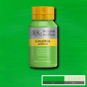 Winsor Newton Galeria Akrilik Boya 500ml 483 Permanent Green Light