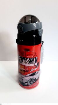 Muggle Pipetli Çelik Matara Tokyo Speed Desenli 550 ml