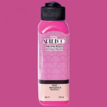 Artdeco Yeni Formül Akrilik Boya 140 ml 3042 Magenta