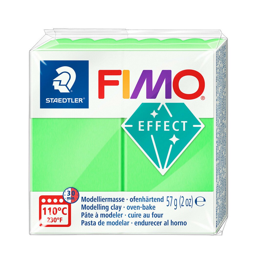 Staedtler Fimo Effect Polimer Kil 57Gr. 501 Glowin Dark Neon Yeşil