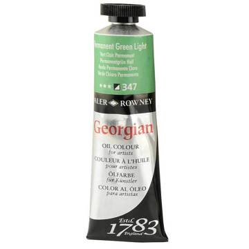 Daler Rowney Georgian Yağlı Boya 38ml 347-Permanent Green Light