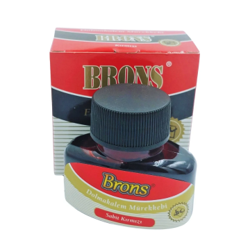 Brons Dolma Kalem Mürekkebi 35cc Kırmızı