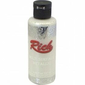 Rich Multi Surface (Multisurface) Metalik Boya 6500 - İnci Beyazı 130 cc