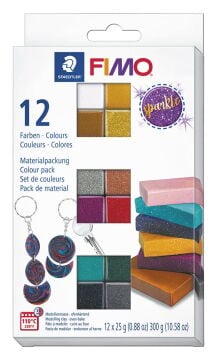 Staedtler Fimo Effect Metalik Modelleme Polimer Kil Seti 12 Renk