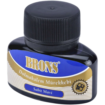 Brons Dolma Kalem Mürekkebi 35cc Mavi