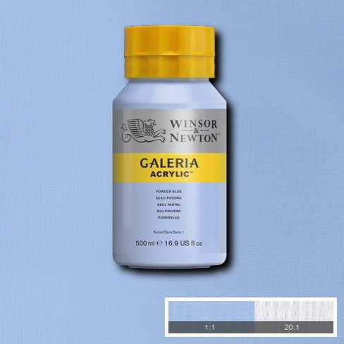 Winsor Newton Galeria Akrilik Boya 500ml 446 Powder Blue