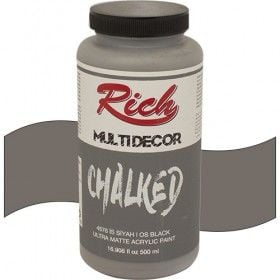 Rich Multi Dekor Chalked Boya 4576 - İs Siyah 500 cc