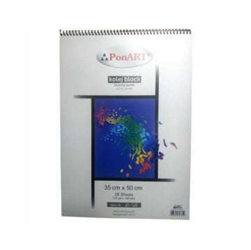 Ponart Kolej Blok Resim Defteri 35*50 cm 28 Yaprak