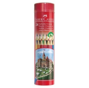 Faber Castell Metal Tüpte Kuru Boya Kalemi 24 Renk 116524