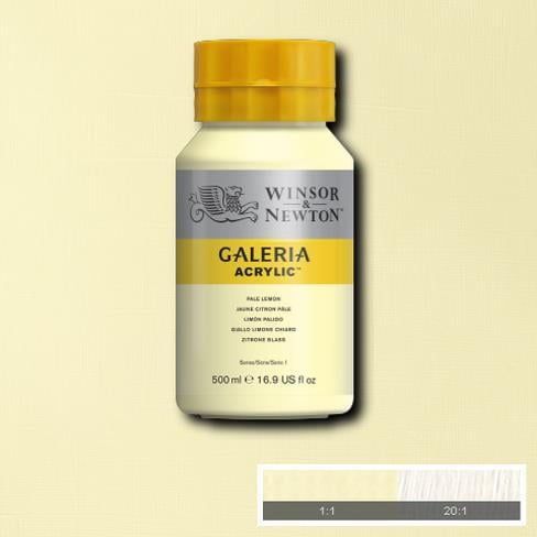 Winsor Newton Galeria Akrilik Boya 500ml 434 Pale Lemon