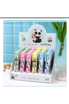 Unick Color Panda Üstten Basmalı Silgi
