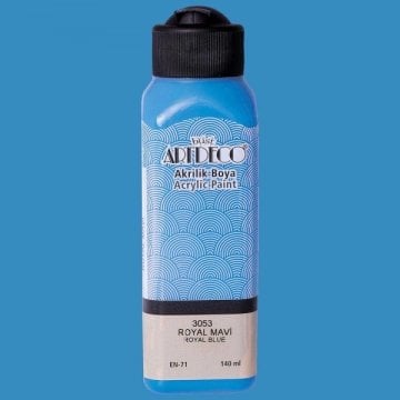 Artdeco Yeni Formül Akrilik Boya 140 ml 3053 Royal Mavi