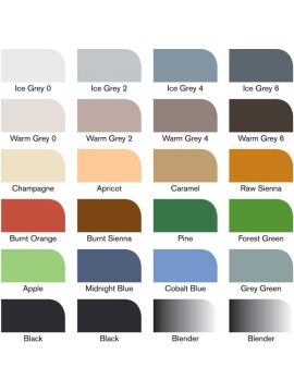 Winsor & Newton Promarker Mimarlık Tonları Çantalı Set : 24 Renk