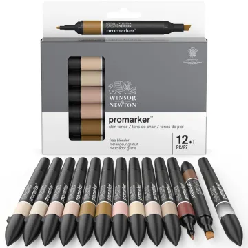 Winsor & Newton Promarker Set 12+1 Skin Tones 2