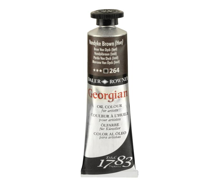 Daler Rowney Georgian Yağlı Boya 38ml 264-Vandyke Brown Hue