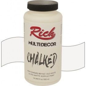 Rich Multi Dekor Chalked Boya 4504 - Eskimiş Beyaz 500 cc