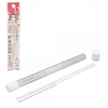 Tombow Mono Zero 2.3 mm Yuvarlak Uçlu Kalem Silgi Yedeği 2'li Paket