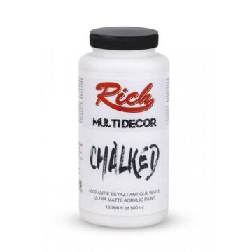 Rich Multi Dekor Chalked Boya 4502 - Antik Beyaz 500 cc