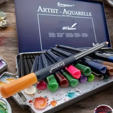 Giorgione Artist Aquarelle Sulu Boya Kalemi  24 Renk