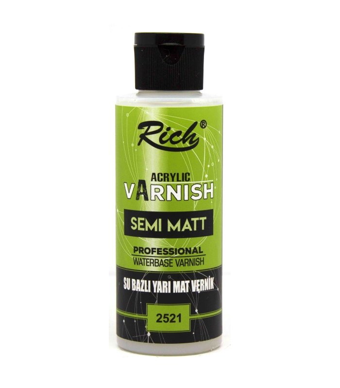 RİCH SU BAZLI YARI MAT VERNİK 120ML