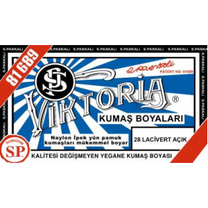 Viktoria Toz Kumaş Boyası 28 Lacivert Açık