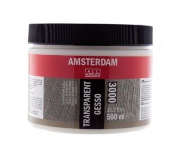 Talens Amsterdam Acrylic Şeffaf Gesso 3000 500 ml.