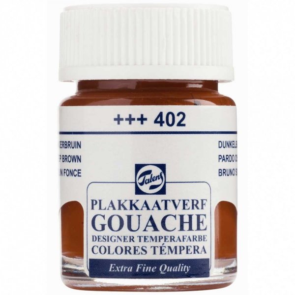 Talens Guaj Boya 16ml- 402 Deep Brown