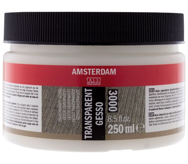 Talens Amsterdam Acrylic Şeffaf Gesso 000 250 ml.
