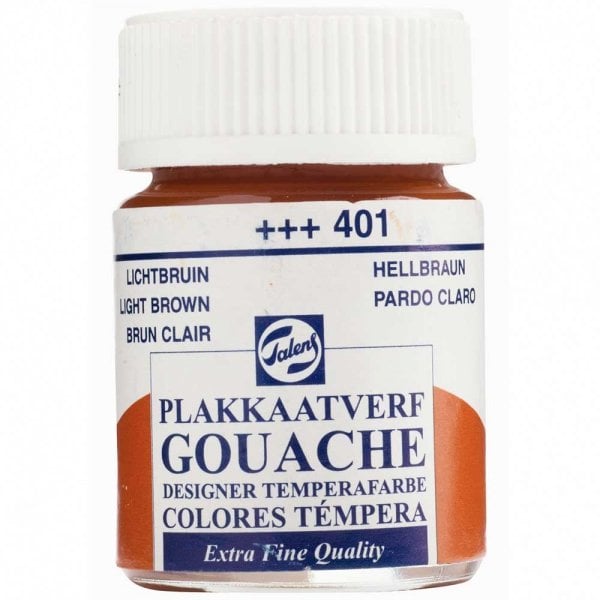 Talens Guaj Boya 16ml- 401 Light Brown