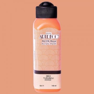 Artdeco Yeni Formül Akrilik Boya 140 ml 3603 Turuncu