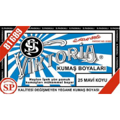 Viktoria Toz Kumaş Boyası 25 Mavi Koyu
