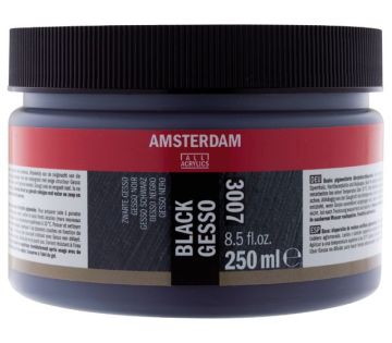 Talens Amsterdam Acrylic Siyah Gesso 002 250 ml.