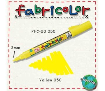 Zig Fabricolor Örtücü Kumaş Boyama Kalemi SARI