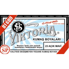 Viktoria Toz Kumaş Boyası 23 Mavi Açık