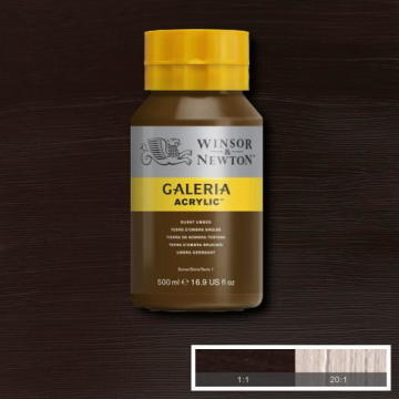 Winsor Newton Galeria Akrilik Boya 500ml 076 Burnt Umber