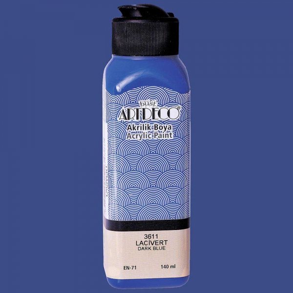 Artdeco Yeni Formül Akrilik Boya 140 ml 3611 Lacivert