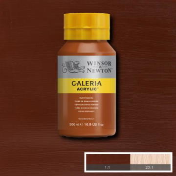 Winsor Newton Galeria Akrilik Boya 500ml 074 Burnt Sienna