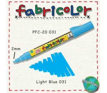 Zig Fabricolor Örtücü Kumaş Boyama Kalemi AÇIK MAVİ