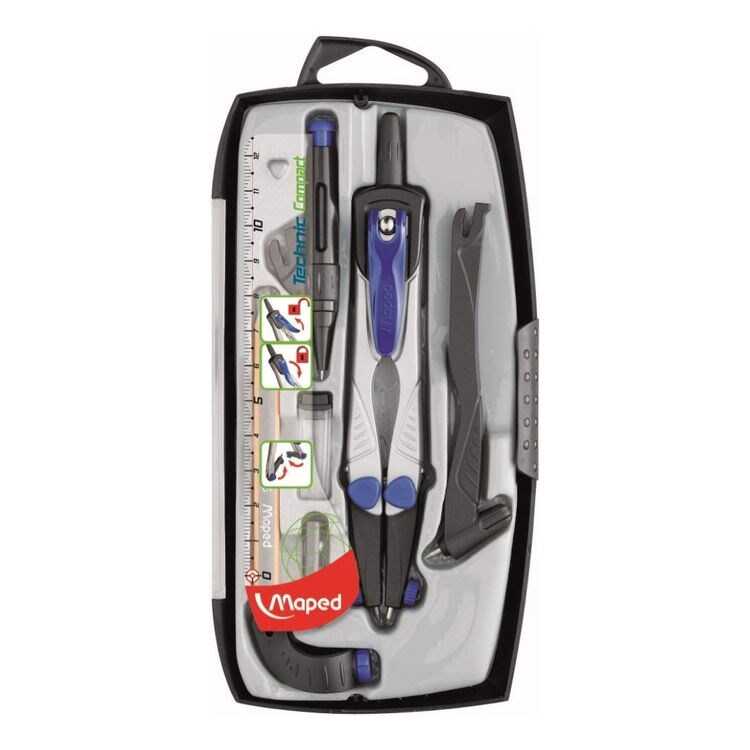 Maped 7'Li Technic Compact Uzatma Ayaklı Pergel Seti 538717