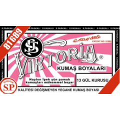 Viktoria Toz Kumaş Boyası 13 Gül Kurusu